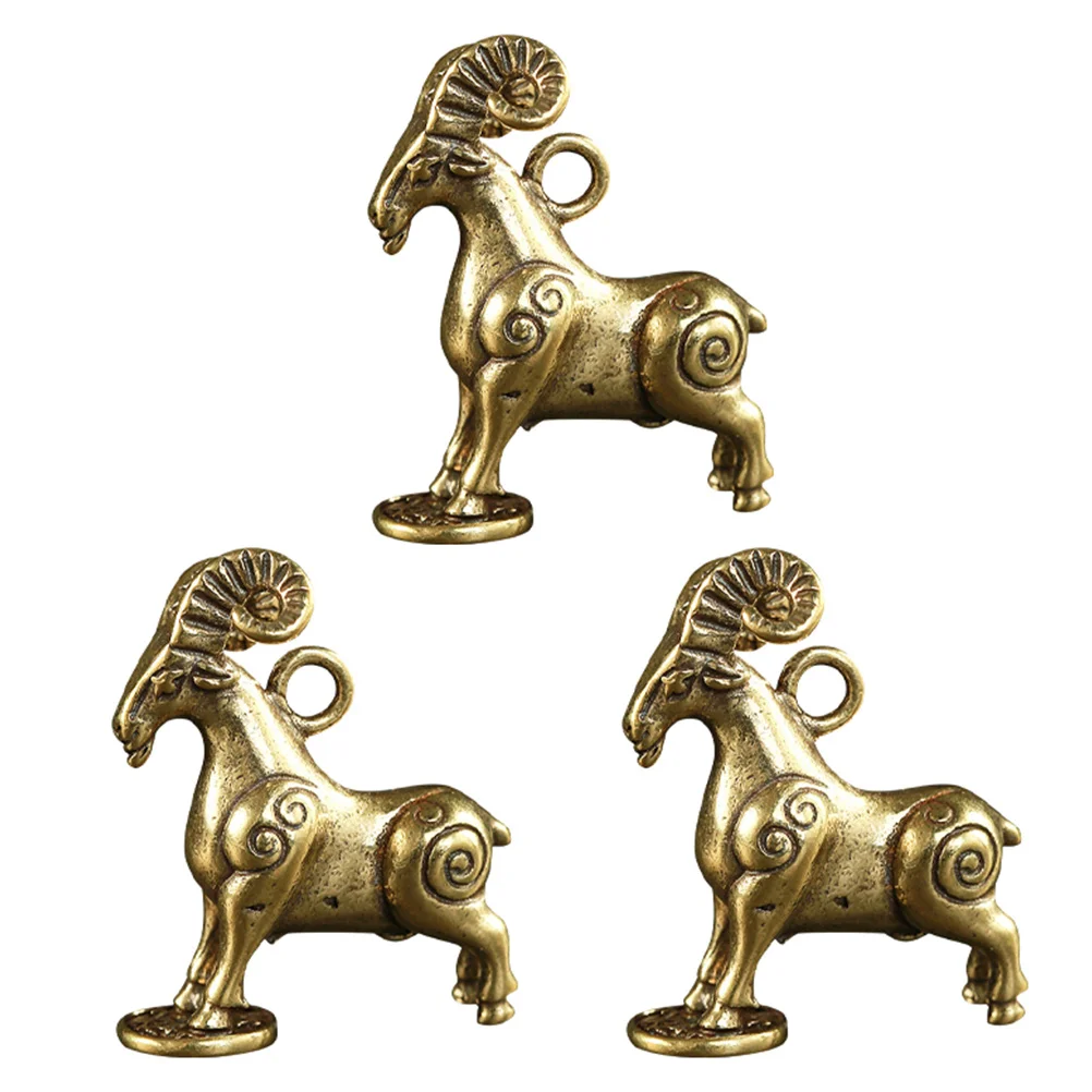 Goat Delicate Decor Brass Mini Animal Pendant Keyring Statue Porsperity Wealth Ornament Figure Figurine Charms Table Figurines
Goat Delicate Decor Brass Mini Animal Pendant Keyring Statue Porsperity Wealth Ornament Figure Figurine Charms Table Figurines