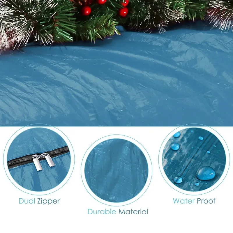 Durable Waterproof Fabric Christmas Tree Storage Bag with Handles, Zipper & Large Box Container - Fits Up to 9 ft Holiday Trees
Durable Waterproof Fabric Christmas Tree Storage Bag with Handles, Zipper & Large Box Container - Fits Up to 9 ft Holiday Trees
