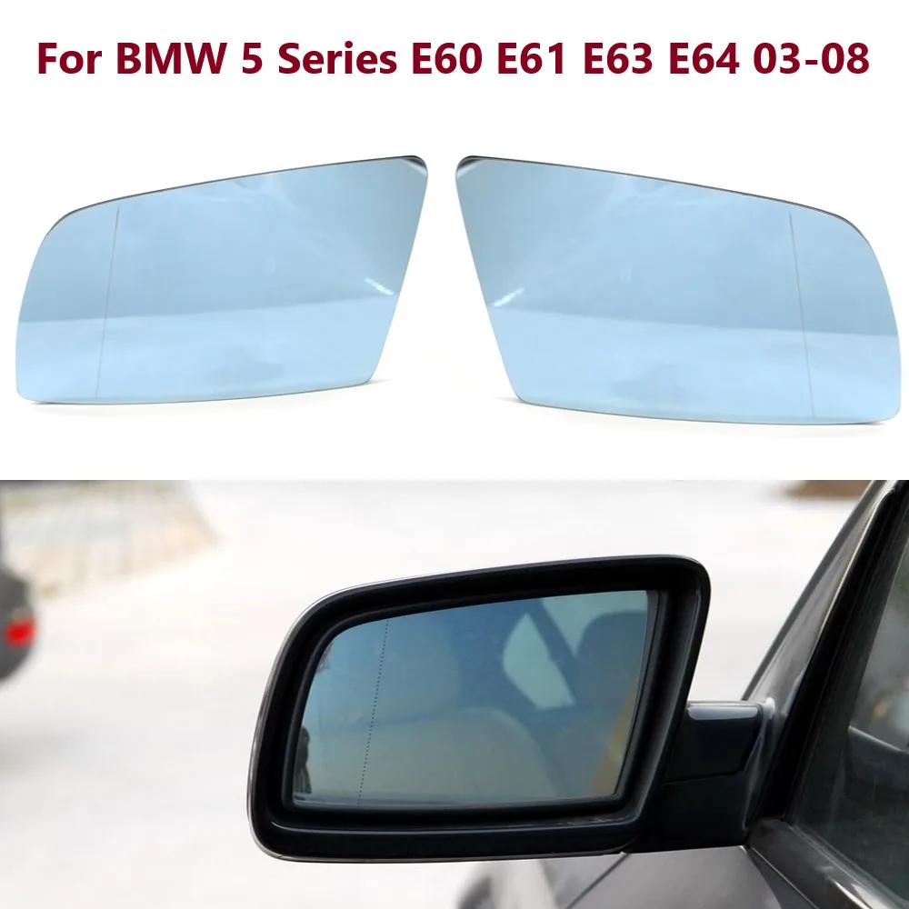 Left&Right Side Car Blue Heated Wing Mirror Glass Wide Angle Rearview Mirror For BMW 5 Series E60 E61 E63 E64 2003-2008
Left&Right Side Car Blue Heated Wing Mirror Glass Wide Angle Rearview Mirror For BMW 5 Series E60 E61 E63 E64 2003-2008