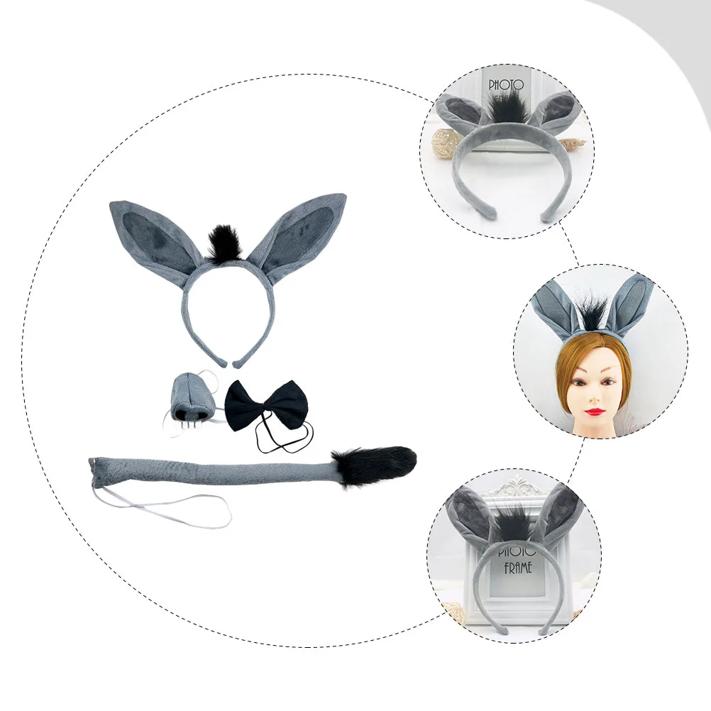 Stuffed Animals Adults Headband Tail Bowtie Decor Decorative Clothing Set Cosplay Nose Costume Kit Toddler
Stuffed Animals Adults Headband Tail Bowtie Decor Decorative Clothing Set Cosplay Nose Costume Kit Toddler