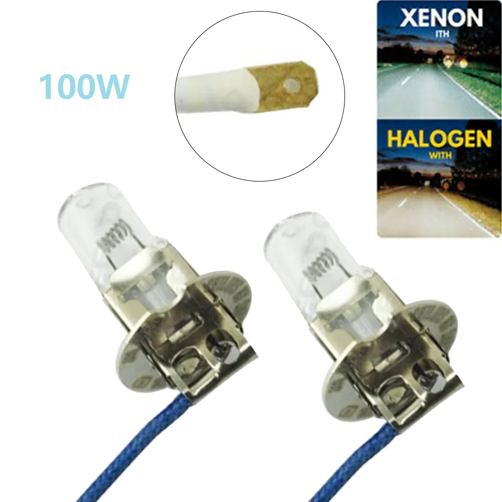 2pcs H3 LED Car Light 100W Quartz Halogen Bulb 6000K White Auto Automobiles License Plate Lamp Dome Read DRL Bulb Style 12V
2pcs H3 LED Car Light 100W Quartz Halogen Bulb 6000K White Auto Automobiles License Plate Lamp Dome Read DRL Bulb Style 12V