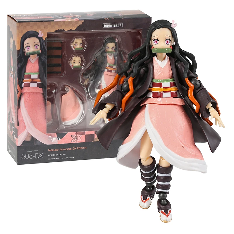 Экшн-фигурка из ПВХ, рассекающая демонов, камадо незуко, Figma 508-DX, коллекционная игрушка, подарок на день рождения, модель куклы
Экшн-фигурка из ПВХ, рассекающая демонов, камадо незуко, Figma 508-DX, коллекционная игрушка, подарок на день рождения, модель куклы