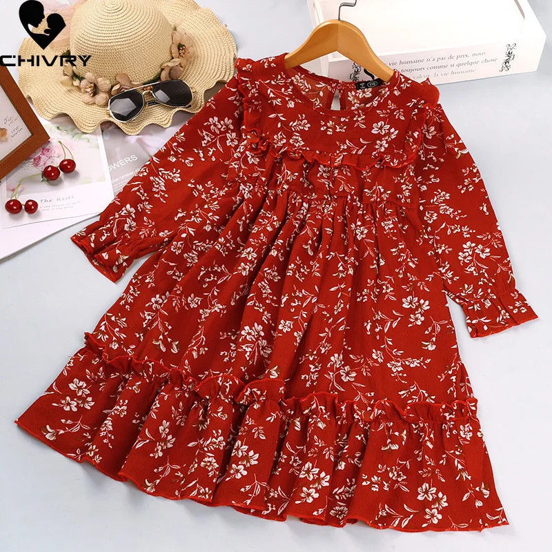 Spring Autumn 2022 Girls Dresses Kids Baby Girls Long Sleeve O-Neck Floral Print Ruched A-line Dress Fashion Princess Dresses
Spring Autumn 2022 Girls Dresses Kids Baby Girls Long Sleeve O-Neck Floral Print Ruched A-line Dress Fashion Princess Dresses