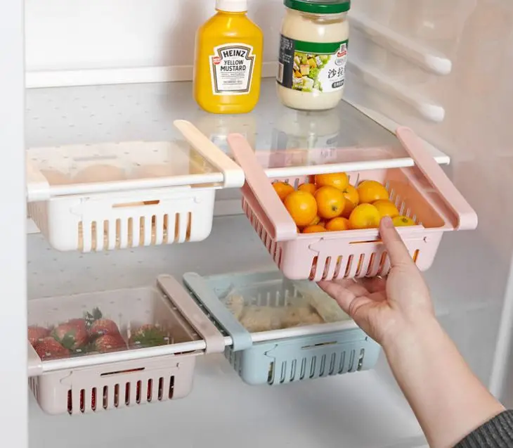 Retractable refrigerator storage box Drawer type refrigerator shelf Egg box Food fresh-keeping box Multi functional storage
Retractable refrigerator storage box Drawer type refrigerator shelf Egg box Food fresh-keeping box Multi functional storage