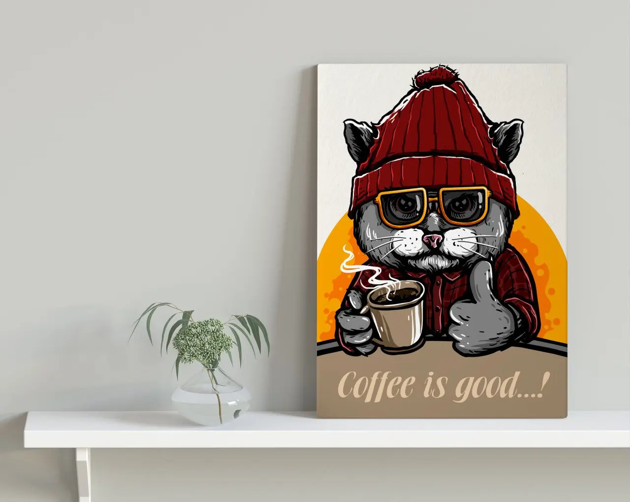BK Home Coffee Design Canvas Table 30x50cm-2 Modern Convenient Reliable Wall Decoration Gift Design Simple Vicinity
BK Home Coffee Design Canvas Table 30x50cm-2 Modern Convenient Reliable Wall Decoration Gift Design Simple Vicinity