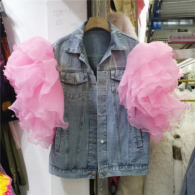 Vintage Blue Denim Vest Women Korean Waistcoat Loose Short Pink Mesh Splicing Cowboy Sleeveless Jacket Pocket Jeans Vests Female
Vintage Blue Denim Vest Women Korean Waistcoat Loose Short Pink Mesh Splicing Cowboy Sleeveless Jacket Pocket Jeans Vests Female
