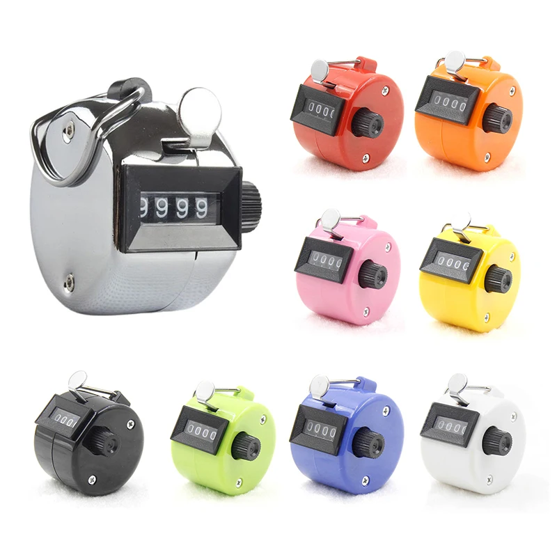 T50 4 Digit Number Counters Metal Shell Hand Finger Display Manual Counting Tally Clicker Color Shell Timer Soccer Golf Counter
T50 4 Digit Number Counters Metal Shell Hand Finger Display Manual Counting Tally Clicker Color Shell Timer Soccer Golf Counter