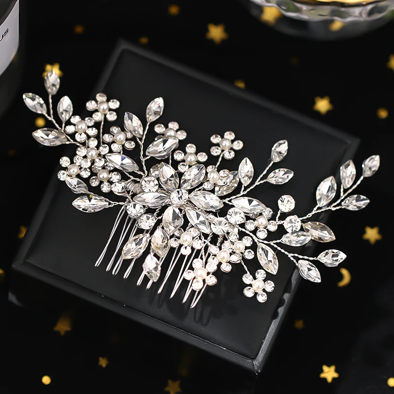 Silver Color Handmade Flower Hair Comb Pearl Rhinestone Hairpin Wedding Hair Accessories For Women Bride Hair Jewelry Tiara Gift
Silver Color Handmade Flower Hair Comb Pearl Rhinestone Hairpin Wedding Hair Accessories For Women Bride Hair Jewelry Tiara Gift