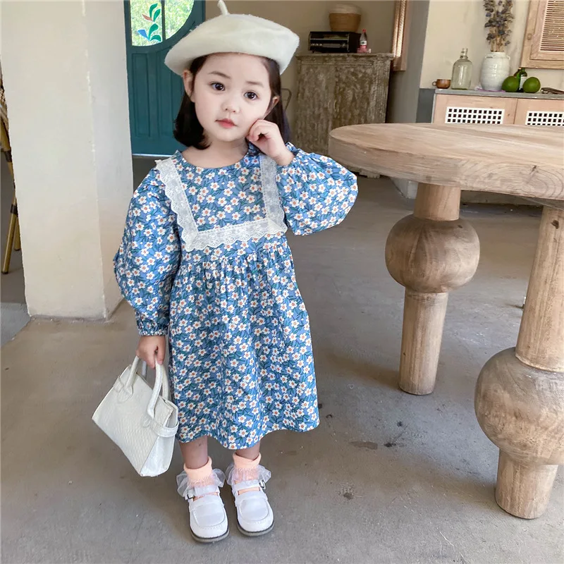 Girls Dress 2022 Spring and Autumn New Korean Version Children's Long-sleeved Floral Cotton Skirt Baby Princess Skirt
Girls Dress 2022 Spring and Autumn New Korean Version Children's Long-sleeved Floral Cotton Skirt Baby Princess Skirt
