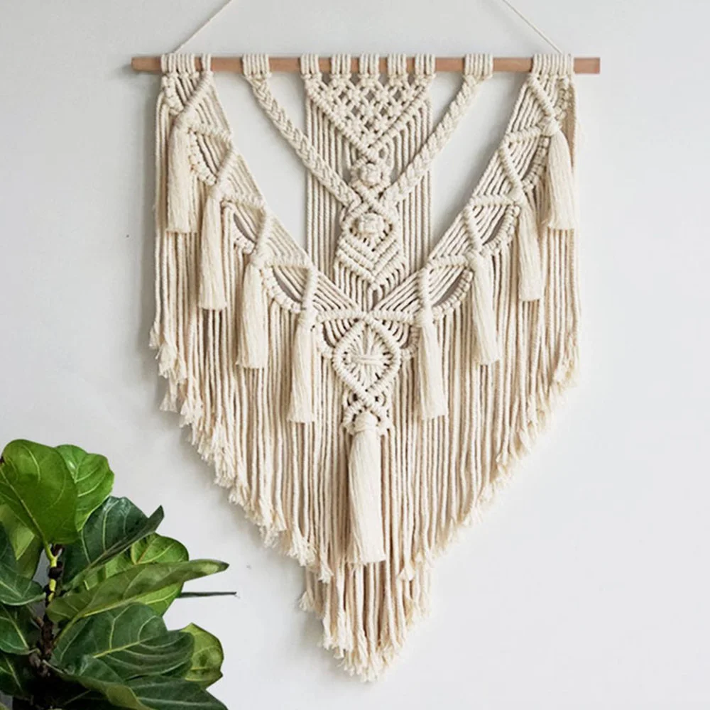 Nordic Bohemian Macrame Wall Hanging Tassel Boho Tapestry Hand-Woven for Home Decor Livingroom Bedroom Room House Decoration
Nordic Bohemian Macrame Wall Hanging Tassel Boho Tapestry Hand-Woven for Home Decor Livingroom Bedroom Room House Decoration