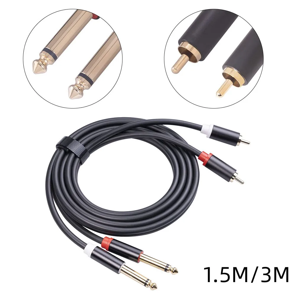Dual 1/4 Inch TS To Dual RCA Stereo Audio Interconnect Cable Patch Cable Cords 20x15x2CM Pro Audio Equipment
Dual 1/4 Inch TS To Dual RCA Stereo Audio Interconnect Cable Patch Cable Cords 20x15x2CM Pro Audio Equipment
