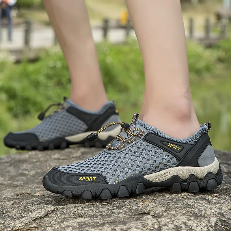 Men's Outdoor Leisure Breathable Mesh Hiking Shoes Fashion Wading Mountain Climbing Air Sports Free Shipping
Men's Outdoor Leisure Breathable Mesh Hiking Shoes Fashion Wading Mountain Climbing Air Sports Free Shipping