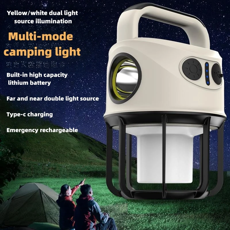 Multifunctional bulb night market stalls outdoor camping lamp LED floodlight waterproof long-lasting double light source lamp.
Multifunctional bulb night market stalls outdoor camping lamp LED floodlight waterproof long-lasting double light source lamp.
