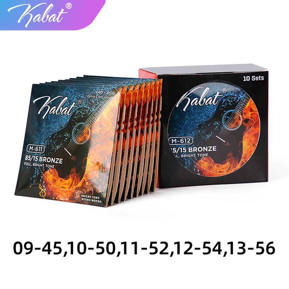 6Pcs/Set Acoustic Guitar Strings Fits All Standard 6 String Acoustic Guitars Parts Full Size 09-45,10-50,11-52,12-54,13-56
6Pcs/Set Acoustic Guitar Strings Fits All Standard 6 String Acoustic Guitars Parts Full Size 09-45,10-50,11-52,12-54,13-56