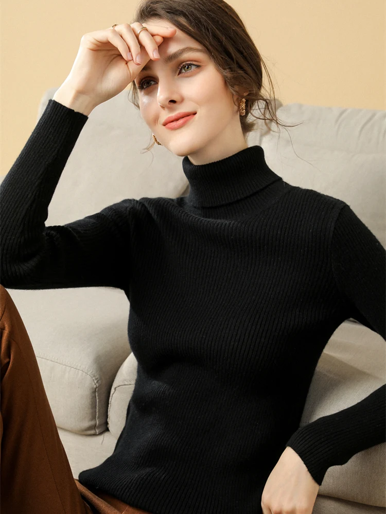new 2022 Autumn Autumn Winter Women Turtleneck Sweater Knitted Soft Pullovers Cashmere Jumpers Basic Sweaters For Women
new 2022 Autumn Autumn Winter Women Turtleneck Sweater Knitted Soft Pullovers Cashmere Jumpers Basic Sweaters For Women