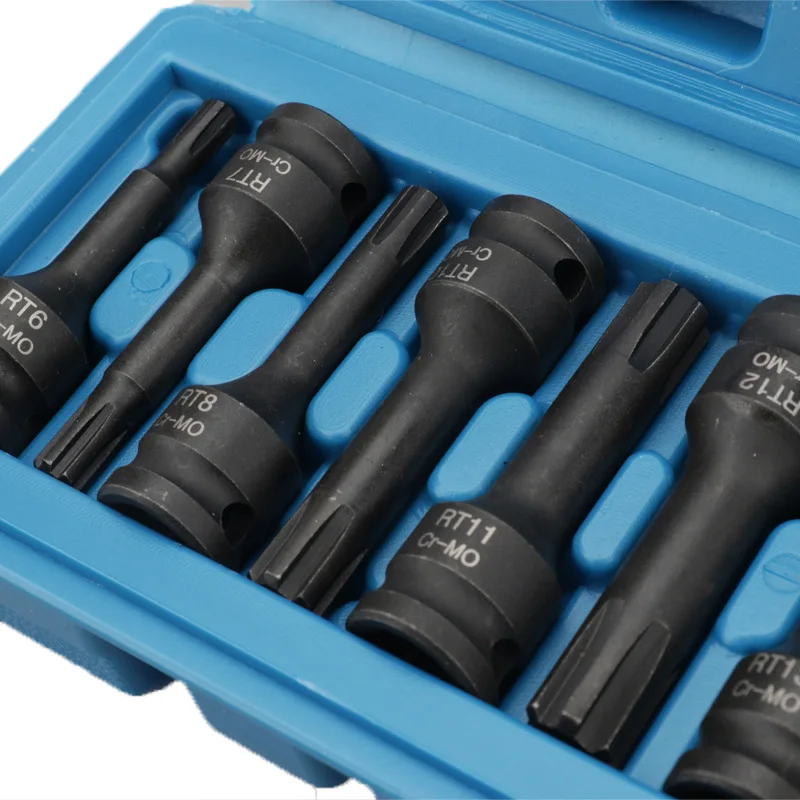 3/8 Drive Impact Wrench Head RT6 RT7 RT8 RT10 RT11 RT12 RT13 Six Points Bit Socket Tool For Ratchet Pneumatic Auto Repairing
3/8 Drive Impact Wrench Head RT6 RT7 RT8 RT10 RT11 RT12 RT13 Six Points Bit Socket Tool For Ratchet Pneumatic Auto Repairing