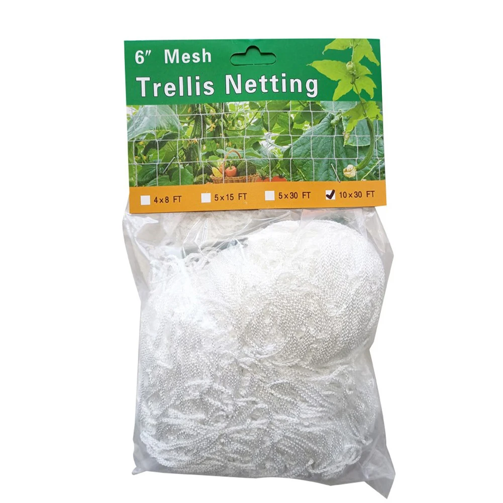 Multi Use Heavy-Duty Garden Plant Trellis Netting Heavy-Duty Polyester Plant Support Vine Climbing Hydroponics Garden Net
Multi Use Heavy-Duty Garden Plant Trellis Netting Heavy-Duty Polyester Plant Support Vine Climbing Hydroponics Garden Net