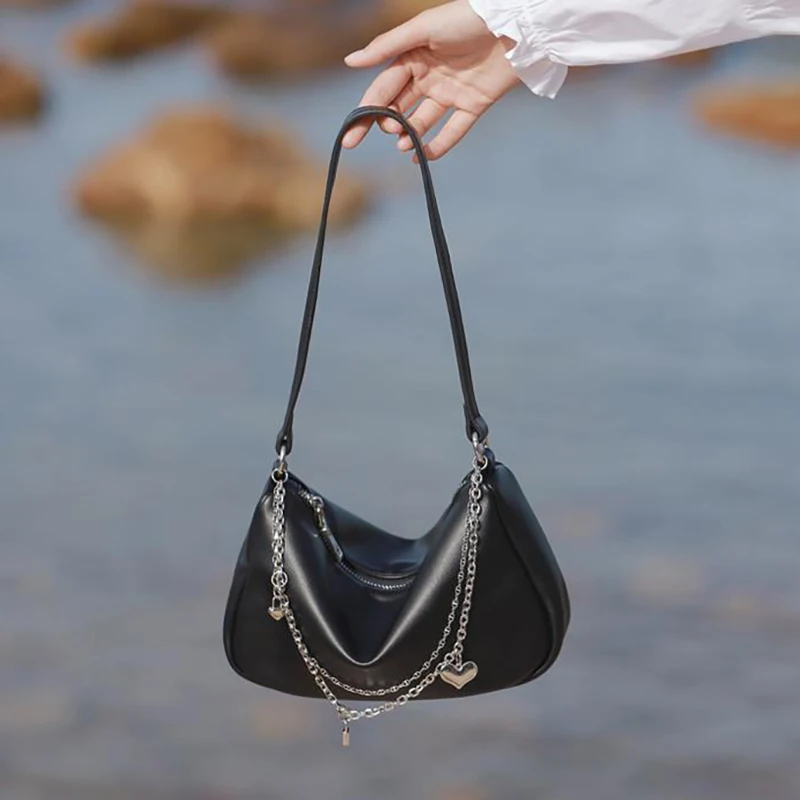 MBTI Heart Chains Sac A Main Femme Fashion Y2k Top Handle Bags Zipper Solid PU Women Shoulder Bag Casual Daily Bolso Mujer
MBTI Heart Chains Sac A Main Femme Fashion Y2k Top Handle Bags Zipper Solid PU Women Shoulder Bag Casual Daily Bolso Mujer
