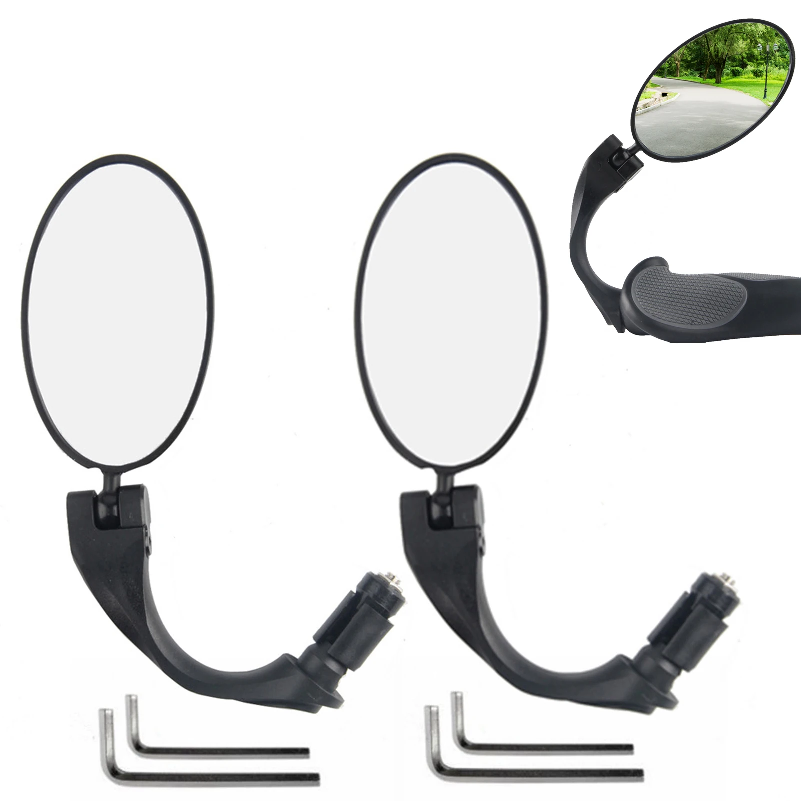 Handlebar Bicycle Mirror Bike Rearview Mirror HD Safety Rearview Mirror Universal Mirror With Adjustable Handlebar Installation
Handlebar Bicycle Mirror Bike Rearview Mirror HD Safety Rearview Mirror Universal Mirror With Adjustable Handlebar Installation