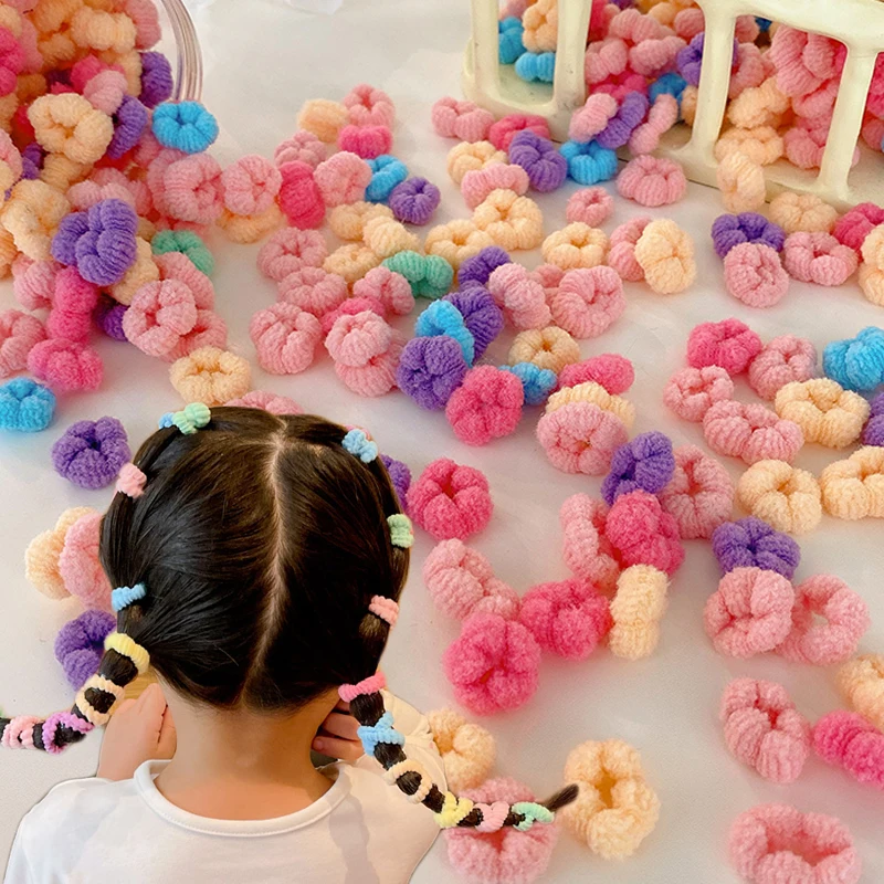 100pcs/Set Elastic Hair Bands Girls Hair Accessories Colorful Nylon Headband Kids Ponytail Holder Scrunchie Ornaments Gift
100pcs/Set Elastic Hair Bands Girls Hair Accessories Colorful Nylon Headband Kids Ponytail Holder Scrunchie Ornaments Gift