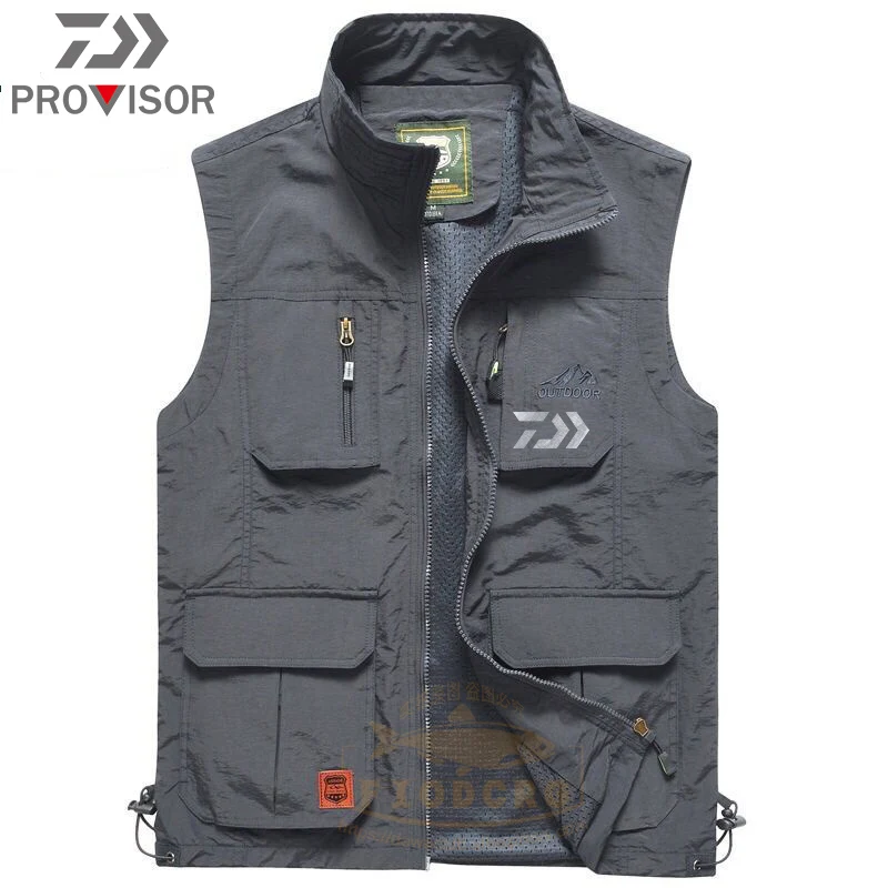 New Dawa Men's Quick-drying Vest Thin Fishing Vest Large Size Photography Vest Spring Autumn Multi-pocket Mesh Casual Clothes
New Dawa Men's Quick-drying Vest Thin Fishing Vest Large Size Photography Vest Spring Autumn Multi-pocket Mesh Casual Clothes