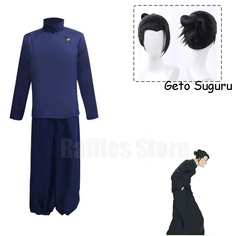 Geto Suguru Cosplay Anime Jujutsu Kaisen Geto Suguru Cosplay Costume Black Blue School Uniform Wig Suit Halloween Costume Suit
Geto Suguru Cosplay Anime Jujutsu Kaisen Geto Suguru Cosplay Costume Black Blue School Uniform Wig Suit Halloween Costume Suit
