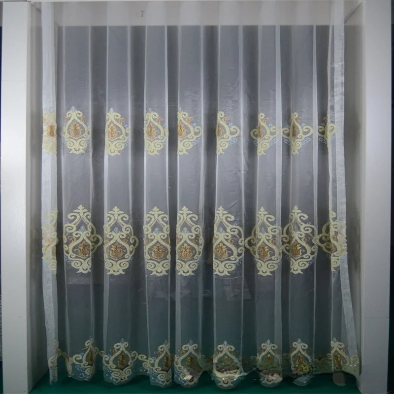 Curtain for Living Dining Room Bedroom European Style Light Luxury Style Embroidered Translucent Window Screen Included Window
Curtain for Living Dining Room Bedroom European Style Light Luxury Style Embroidered Translucent Window Screen Included Window