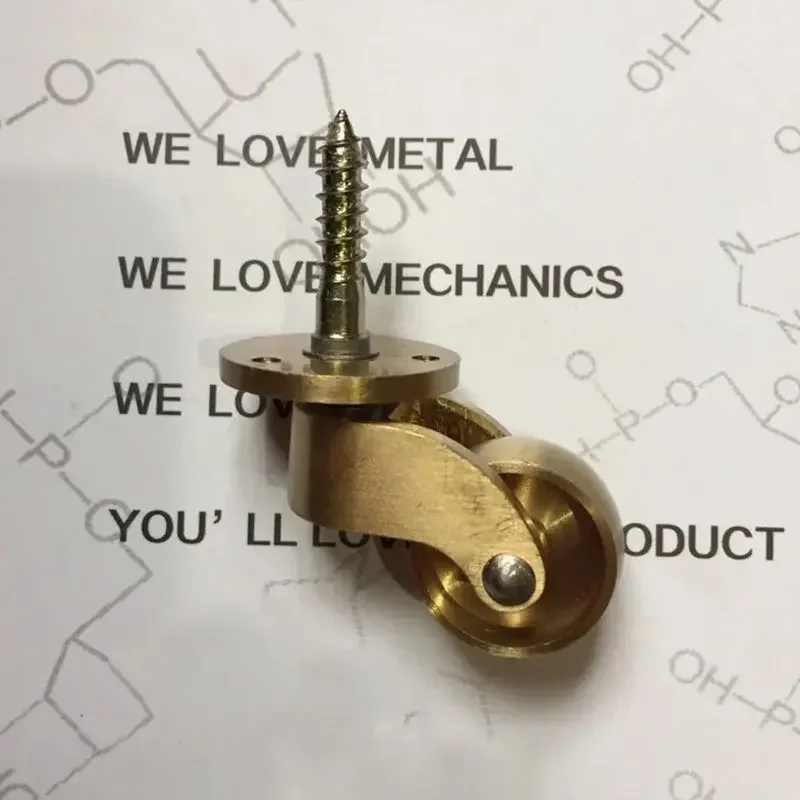 Латунные поворотные ролики для мебели
Латунные поворотные ролики для мебели