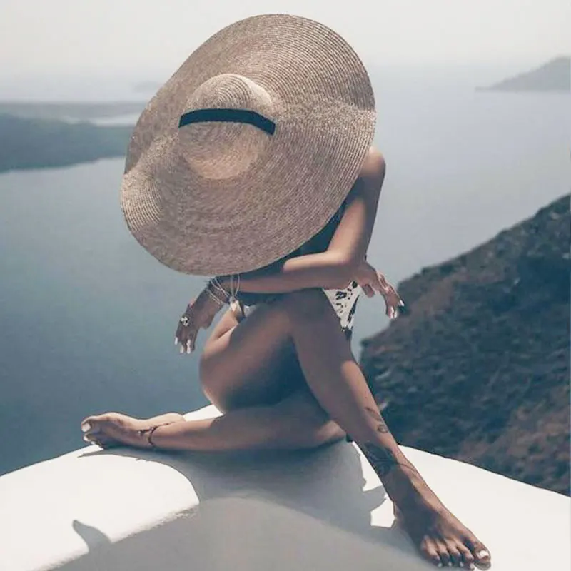 Summer Sun Beach Boater Hat Women 18cm Wide Brim Natural Wheat Straw Hat Lady Ribbon Tie Wind Rope Kentucky Derby Panama Cap
Summer Sun Beach Boater Hat Women 18cm Wide Brim Natural Wheat Straw Hat Lady Ribbon Tie Wind Rope Kentucky Derby Panama Cap