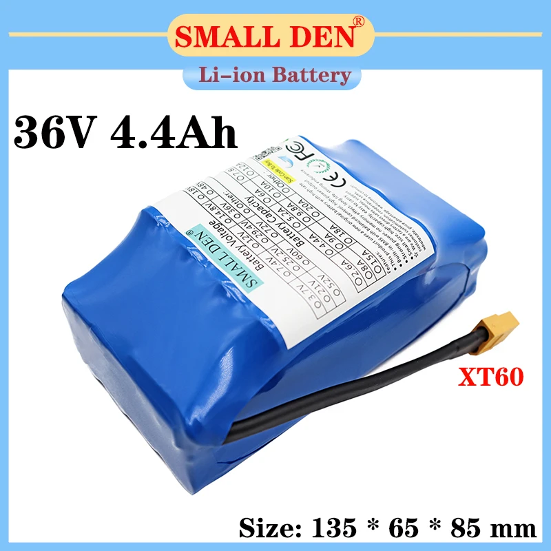 36V 4400mAh 18650 lithium battery pack Balance car battery pack 10S2P built-in BMS high power battery
36V 4400mAh 18650 lithium battery pack Balance car battery pack 10S2P built-in BMS high power battery