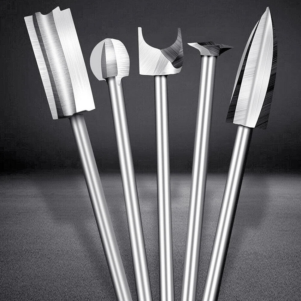 5PCS/Set New Wood Carving And Engraving Drill Bit Milling Root Cutter Carving Tools
5PCS/Set New Wood Carving And Engraving Drill Bit Milling Root Cutter Carving Tools