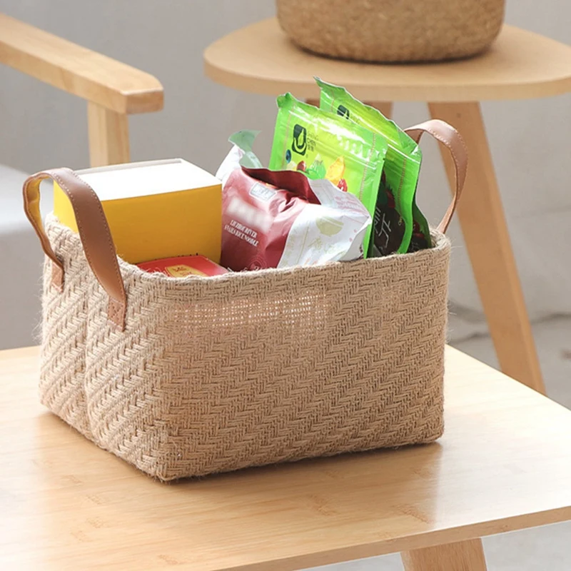 Woven Storag Basket Foldable Clothes Organizer Basket With Handle Closet Organzier Washable Home Storage Organizser
Woven Storag Basket Foldable Clothes Organizer Basket With Handle Closet Organzier Washable Home Storage Organizser