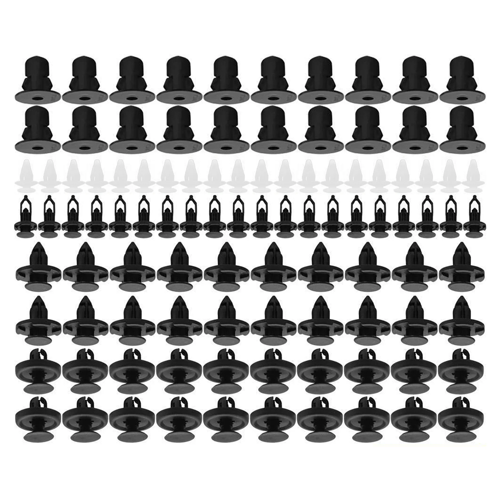 100pcs Push Type Retainer Clips Bumper Fastener Rivet Clips Auto Body Retainer
100pcs Push Type Retainer Clips Bumper Fastener Rivet Clips Auto Body Retainer