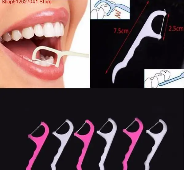 100pcs Dental Floss Interdental Brush Teeth Stick Toothpicks tooth thread Floss Pick escarbadientes tandenstokers B008-4
100pcs Dental Floss Interdental Brush Teeth Stick Toothpicks tooth thread Floss Pick escarbadientes tandenstokers B008-4