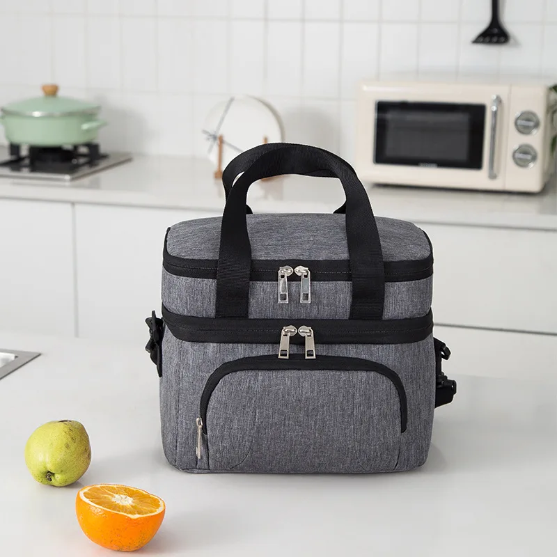 Double-Layer Crossbody Insulation Lunch Bag for Women Kids Large Capacity Thermal Food Storage Container Picnic Bento Cooler Bag
Double-Layer Crossbody Insulation Lunch Bag for Women Kids Large Capacity Thermal Food Storage Container Picnic Bento Cooler Bag