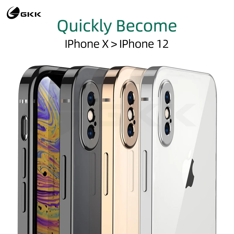GKK Роскошный прозрачный мягкий чехол из ТПУ с покрытием для телефона IPhone X XS Max, чехол с полной защитой для IPhone X XS Max, оболочка, чехлы
GKK Роскошный прозрачный мягкий чехол из ТПУ с покрытием для телефона IPhone X XS Max, чехол с полной защитой для IPhone X XS Max, оболочка, чехлы