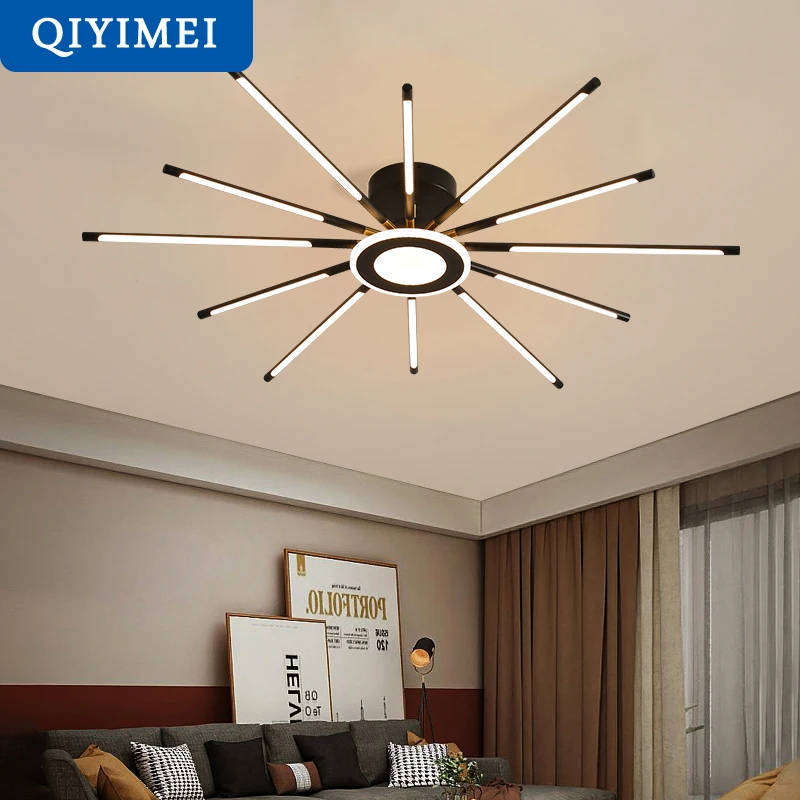 BlackModern Chandelier For Bedroom Study Hall Indoor Lighting Lamps Matte Acrylic Aluminium Luster Fixtures Decor drop shipping
BlackModern Chandelier For Bedroom Study Hall Indoor Lighting Lamps Matte Acrylic Aluminium Luster Fixtures Decor drop shipping