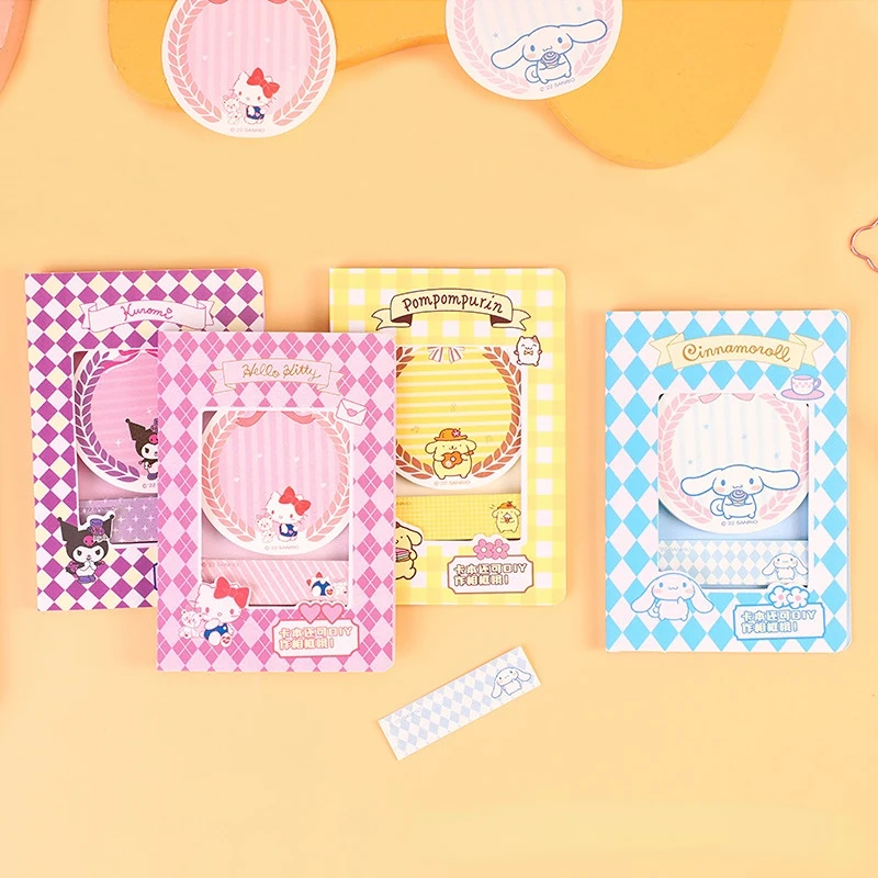 Sanrio Stickers College Style Notes Cute Sticky Note Paper Hand Account DIY Toy Kawaii Gift Laptop Label Decoration
Sanrio Stickers College Style Notes Cute Sticky Note Paper Hand Account DIY Toy Kawaii Gift Laptop Label Decoration