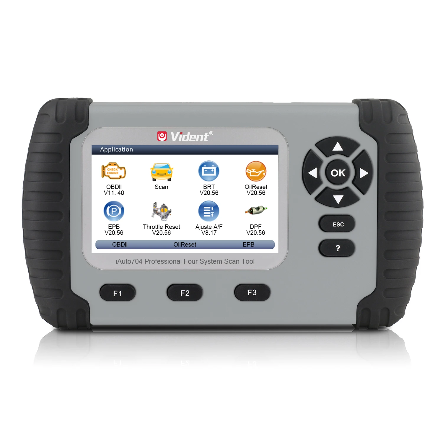 iAuto704 OBDII 4 System ABS SRS Engine Transmission Auto Diagnostic Tool Universal Car Makes
iAuto704 OBDII 4 System ABS SRS Engine Transmission Auto Diagnostic Tool Universal Car Makes