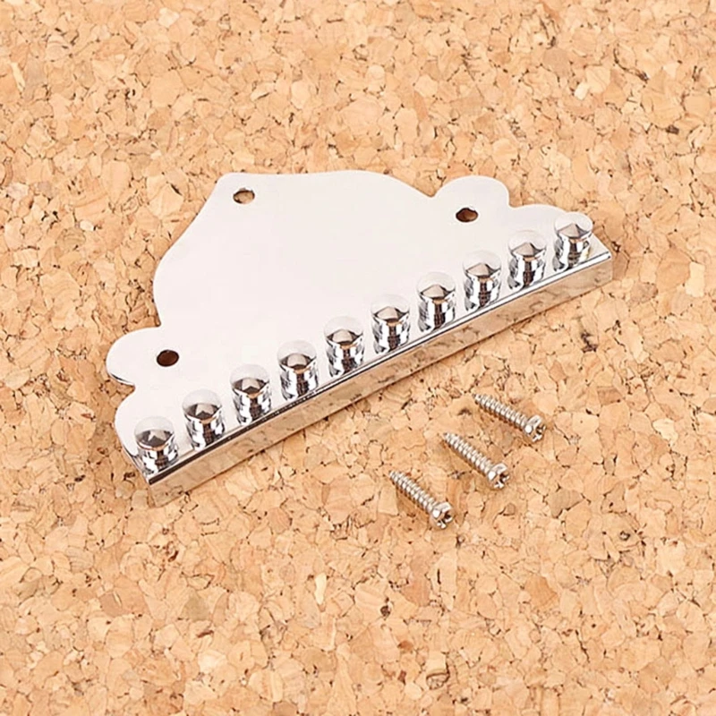 3.6x2.4inch Mandolin Tailpiece Replacements Kit for 10 Strings Mandolins with Three Preinstalled Mounting Screw Holes
3.6x2.4inch Mandolin Tailpiece Replacements Kit for 10 Strings Mandolins with Three Preinstalled Mounting Screw Holes