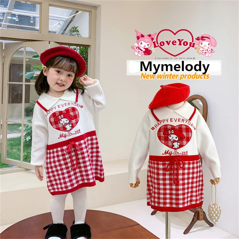 Mymelody осеннее платье для девочек Kawaii Мультфильм Бант Стиль милое платье принцессы клетчатое вязаное платье прекрасный подарок на день рожде...
Mymelody осеннее платье для девочек Kawaii Мультфильм Бант Стиль милое платье принцессы клетчатое вязаное платье прекрасный подарок на день рожде...