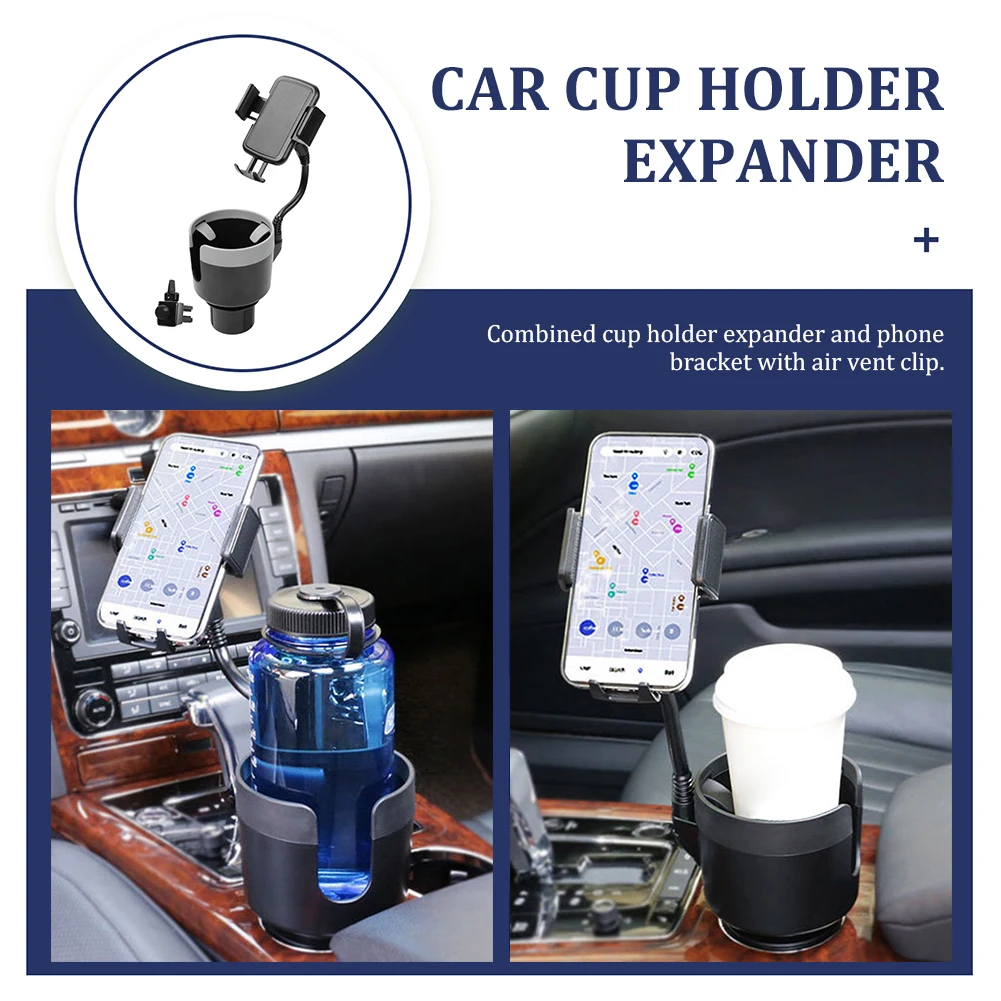 Car Cup Holder Expander with Phone Holder Adjustable Base for Hydro Flask 32/40oz Yeti 20/26/30oz Ramblers 4"-7.2" Mobile Phones
Car Cup Holder Expander with Phone Holder Adjustable Base for Hydro Flask 32/40oz Yeti 20/26/30oz Ramblers 4"-7.2" Mobile Phones