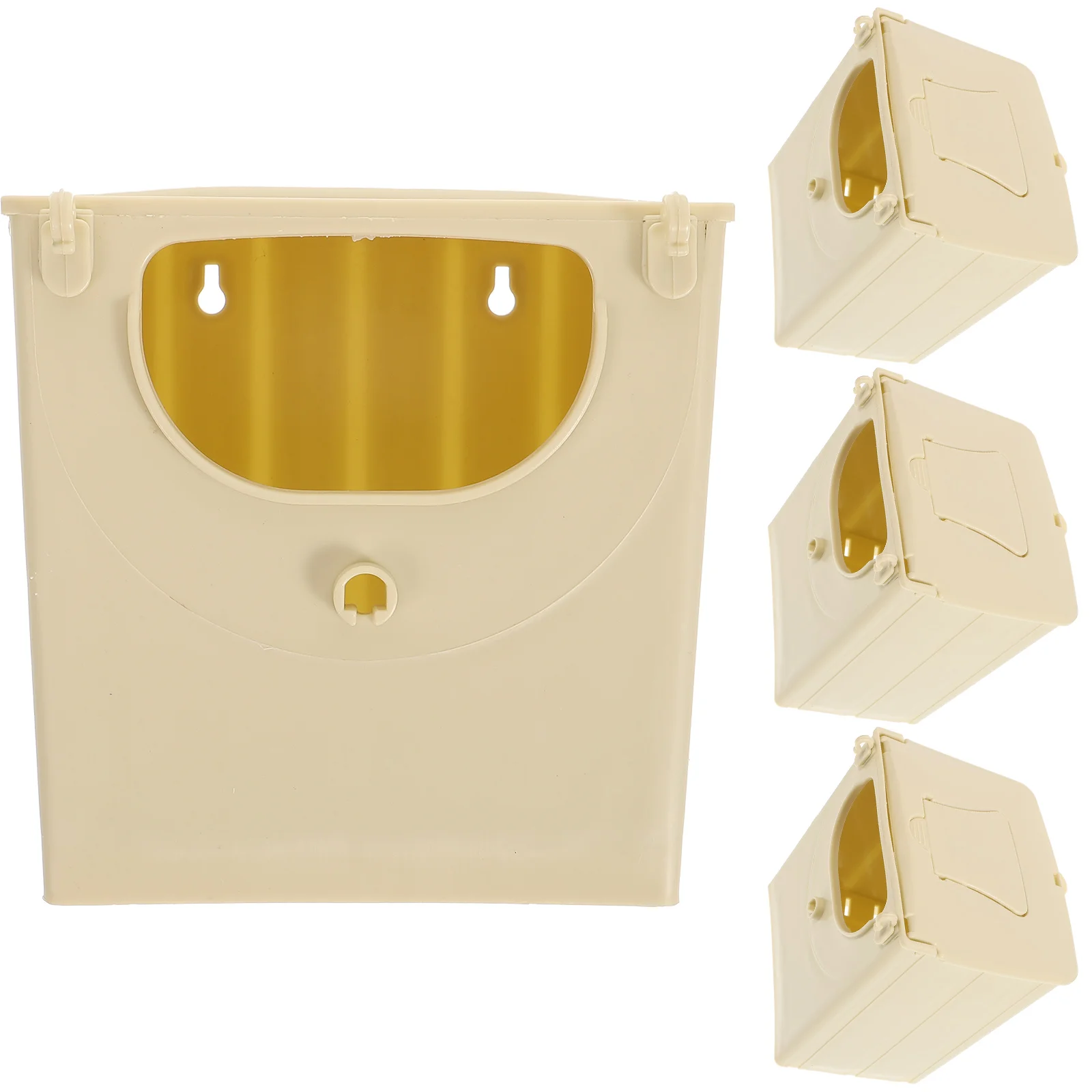 4 Pcs Bird Breeding Box Hut Hanging Aviary Cage Outdoor Plastic House Pet Supplies Wooden Case Bird's Nest
4 Pcs Bird Breeding Box Hut Hanging Aviary Cage Outdoor Plastic House Pet Supplies Wooden Case Bird's Nest