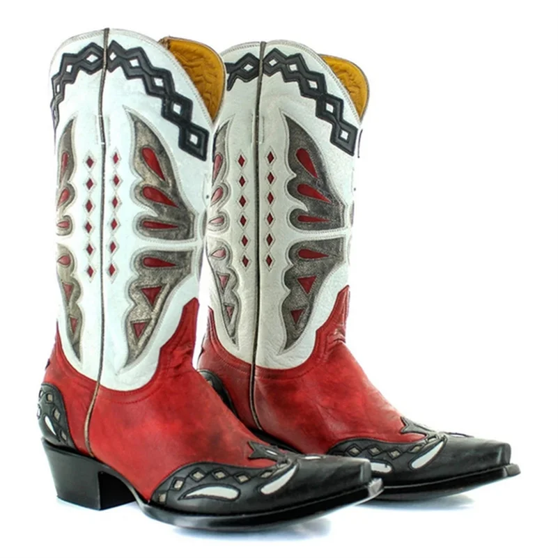 Women Embroidered Boots Designer Luxury Pointed Comfortable Middle Heel Women Shoes 40-43 Lady Western Cowboy Boots New
Women Embroidered Boots Designer Luxury Pointed Comfortable Middle Heel Women Shoes 40-43 Lady Western Cowboy Boots New