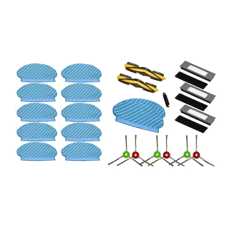 10Pcs Mop Cloth Pads Set For Ecovacs Deebot Ozmo 920 950 & 1X Mopping Cloth Rag Main Brush Roller Side Brush HEPA Filter
10Pcs Mop Cloth Pads Set For Ecovacs Deebot Ozmo 920 950 & 1X Mopping Cloth Rag Main Brush Roller Side Brush HEPA Filter