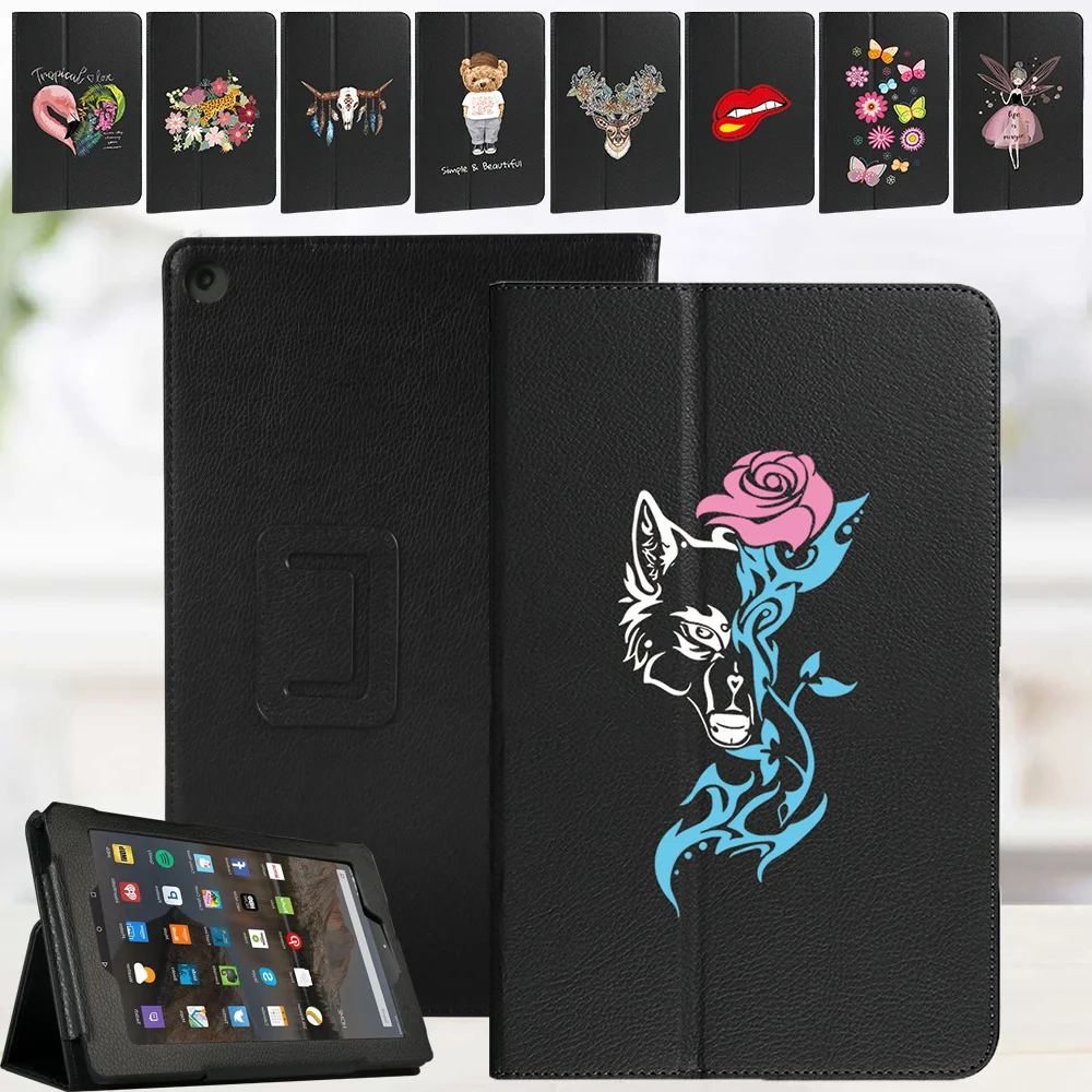 Tablet Case for Fire HD 8 (6/7/8th Gen)/Fire 7 (5/7/9th Gen)/HD 10 (5/7/9th Gen) Cartoon Foldable Back Support Cover Case
Tablet Case for Fire HD 8 (6/7/8th Gen)/Fire 7 (5/7/9th Gen)/HD 10 (5/7/9th Gen) Cartoon Foldable Back Support Cover Case