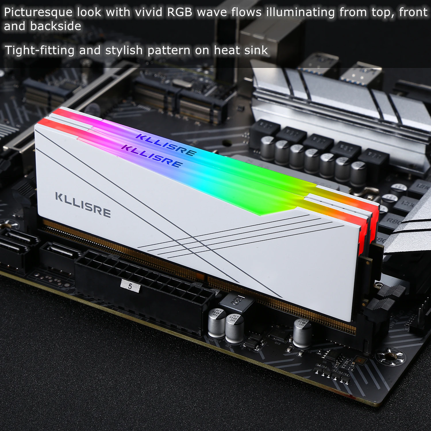 Kllisre RGB ОЗУ DDR4 8GBx2 16GBx2 3200 МГц PC4-25600 1 35 в двухканальная игровая память для