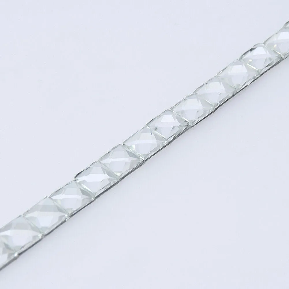 Crystal Diamond Stickers Glass Mosai Tile Self-adhesive Sticker Bling Diamond Wall Stickers 1.8 Meters For Kitchen Floor
Crystal Diamond Stickers Glass Mosai Tile Self-adhesive Sticker Bling Diamond Wall Stickers 1.8 Meters For Kitchen Floor