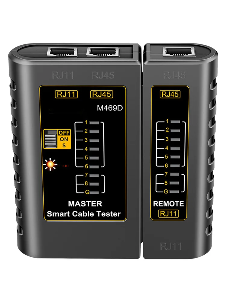 RJ11 RJ45 Network Cable Tester LAN Network Tester Continuity Tester For RJ45 RJ11 Data Cable Twisted Pair Connections Ensure
RJ11 RJ45 Network Cable Tester LAN Network Tester Continuity Tester For RJ45 RJ11 Data Cable Twisted Pair Connections Ensure