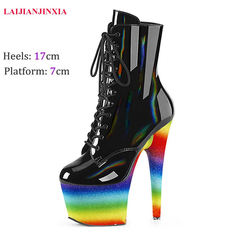 LAIJIANJINXIA New 17Cm Super High Heels Stiletto Women's Boots Waterproof Platform Fashion Round Toe Ankle Boots Dance Shoes
LAIJIANJINXIA New 17Cm Super High Heels Stiletto Women's Boots Waterproof Platform Fashion Round Toe Ankle Boots Dance Shoes